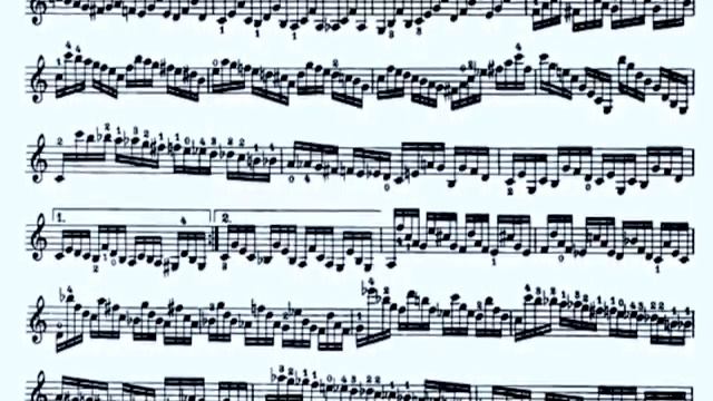 Paganini - Caprice No. 5 on clarinet