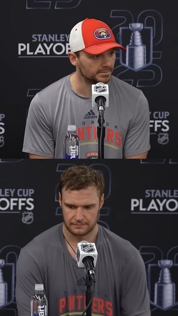 Reinhart and Barkov talk being Selke finalists