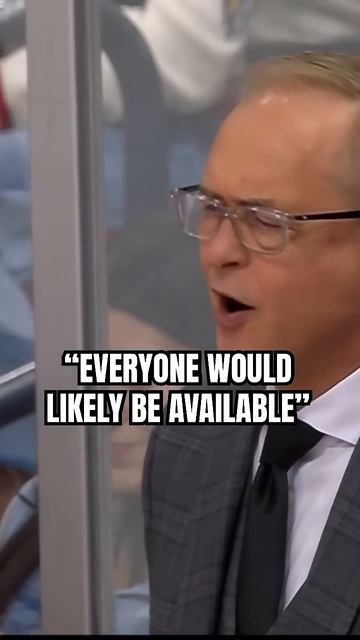 Coach on player availability come playoff time ⏰