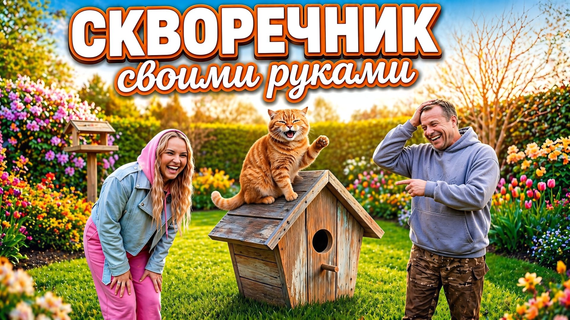 👉 СДЕЛАЛИ СКВОРЕЧНИК СВОИМИ РУКАМИ 😱 Получилось ЛУЧШЕ чем из магазина!