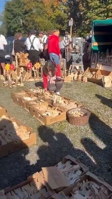 Деревянные поделки на ярмарке! #youtubeshorts #reels #travel #trending #germany #new #nature #wood