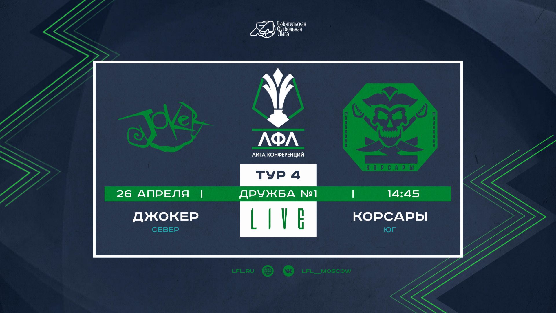 Джокер - Корсары | Лига Конференций-2026 | 4 тур
