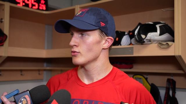 Barkov Update & Postgame Reaction | Balinskis, Bobrovsky, Lundell & Maurice | 10.10.24