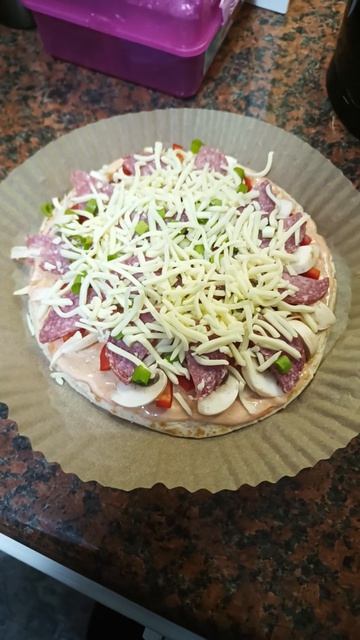 Пицца ЭЛЬФ в аэрогриле за 11 минут - быстро легко и очень вкусно! #shorts #food #pizza #reels #trend