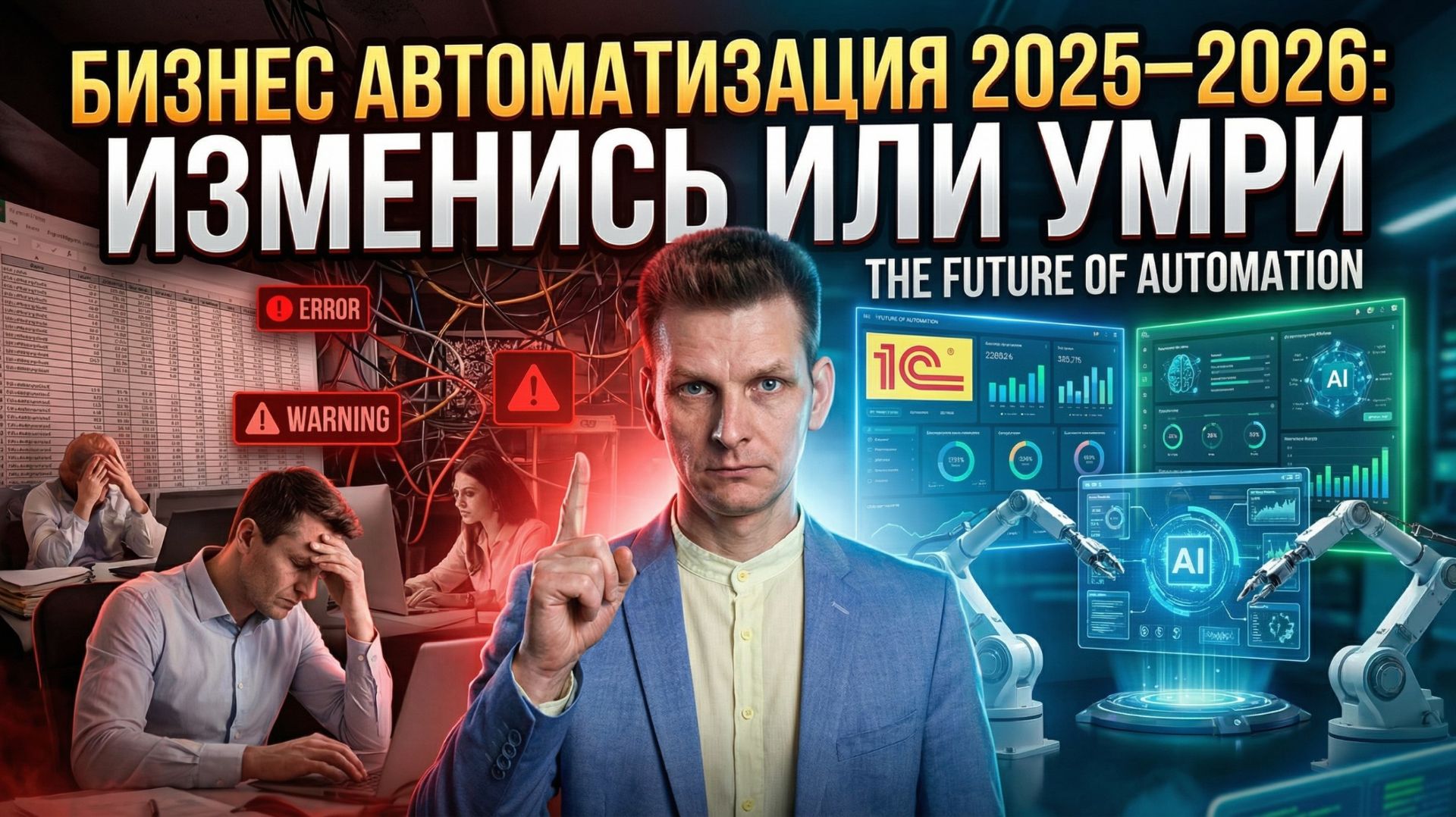 Автоматизация 2026. Что делать, если ИИ и 1С еще не работают на Вас?