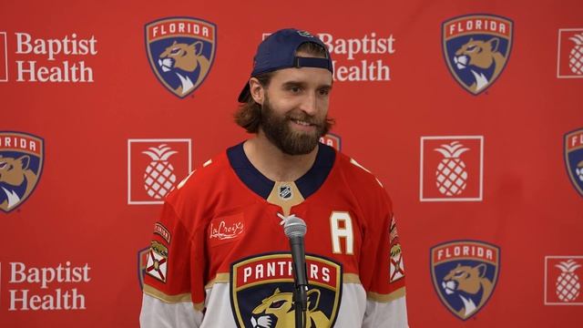 Aaron Ekblad talks depth, resigning and more | 2025-26 Media Day