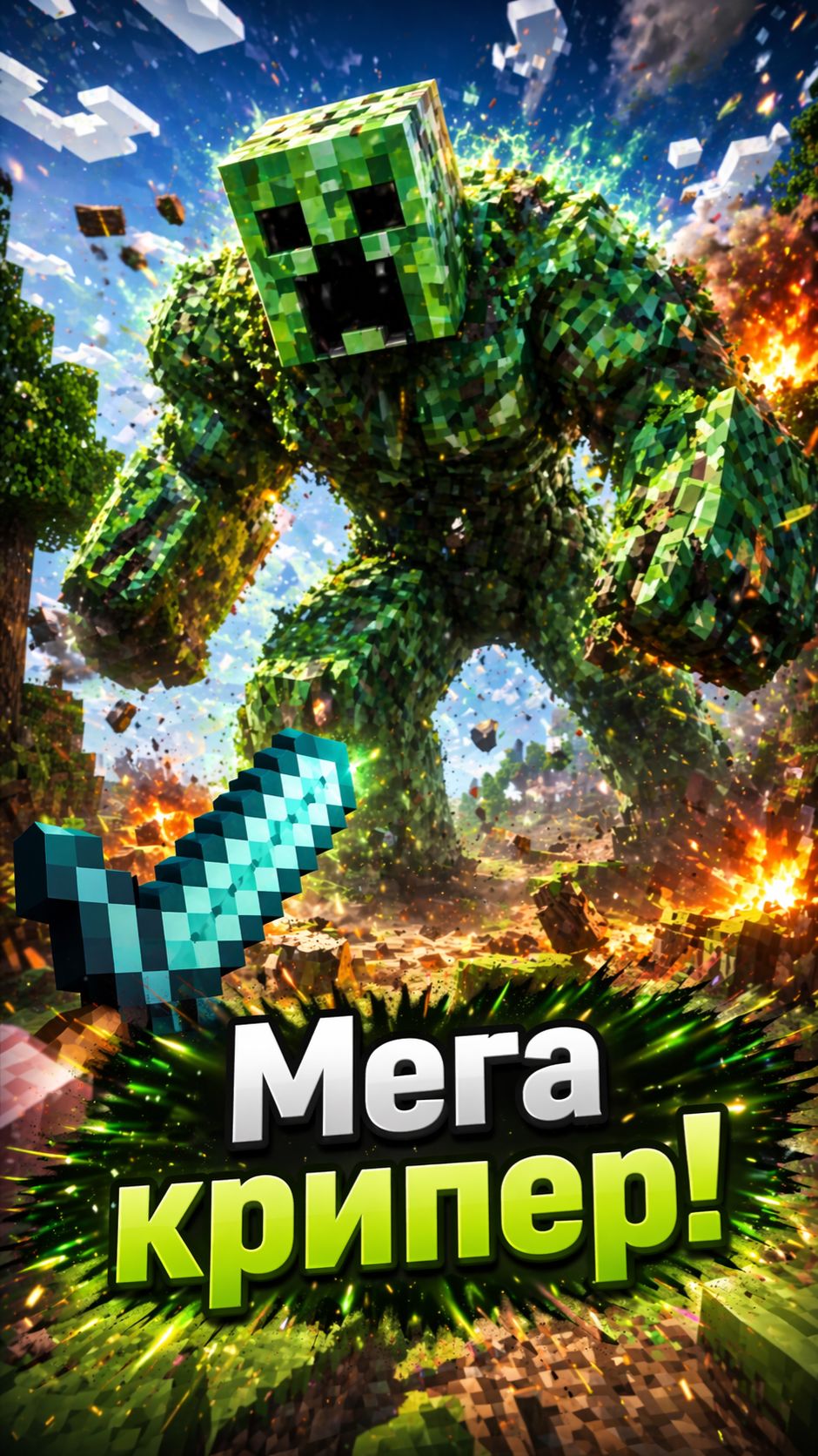 Мега крипер!