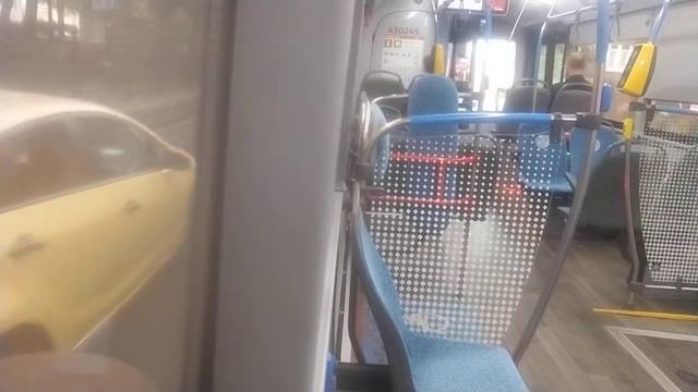 Поездка На Электробусе №М5 (Метро Достоевская–МЦК Лужники) Москва 05.10.2025