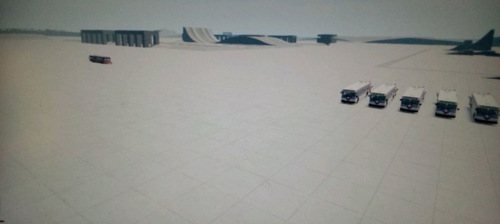 реактивный автобус врезался в 5 реактивных автобусов