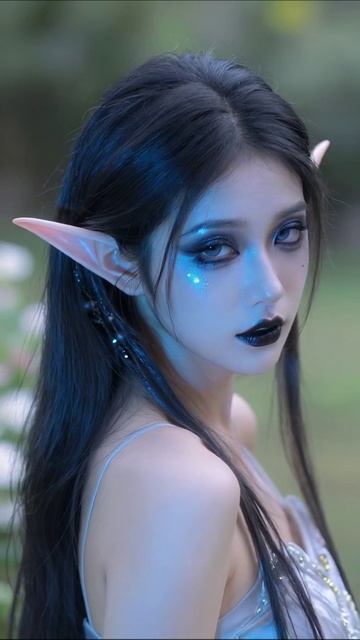 Магия эльфийской красоты #эльф #макияж #фантазия