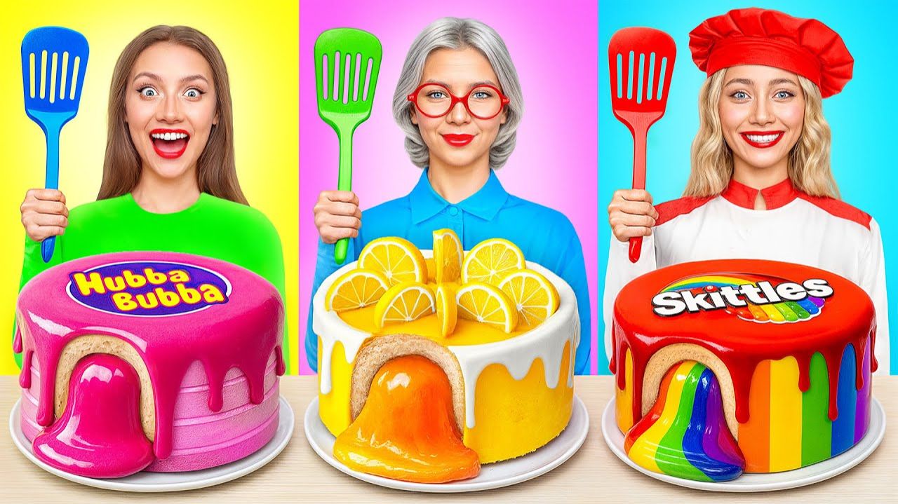 Кулинарный Челлендж# Я против Бабушки # Смешные Ситуации и Неудачи от Candy DO
