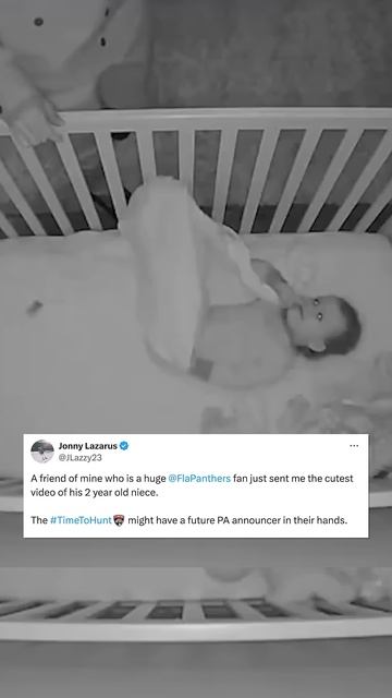 Future Panthers PA Announcer prepping for the 2045 season ️ #NHL