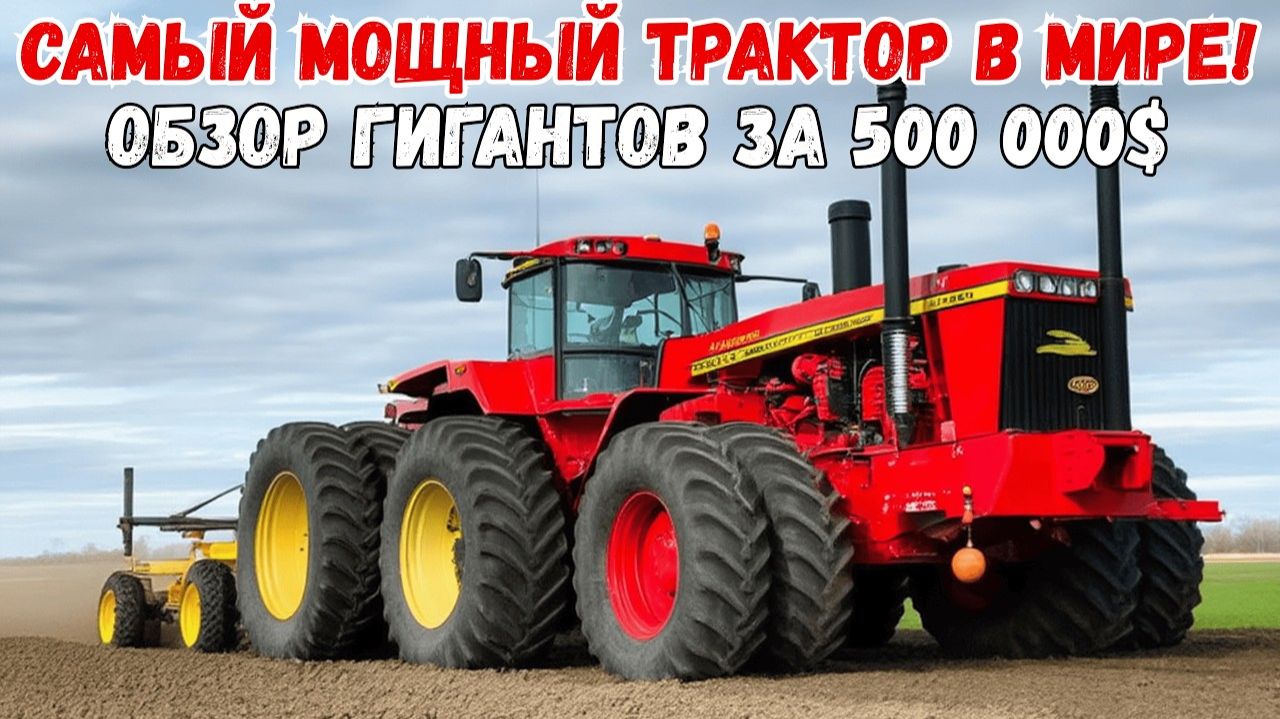 Самые мощные тракторы в мире Обзор гигантов за полмиллиона долларов