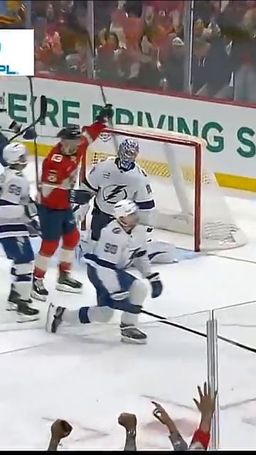 Marchy ties the game on the backhand!