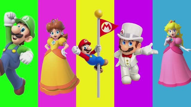 Марио против друзей под Coffin Dance! 🍄 Эпичная битва в Tiles Hop: Луиджи, Пич и Боузер