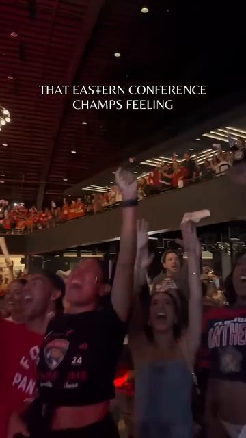 unbelievable vibes at the Game 5 watch party