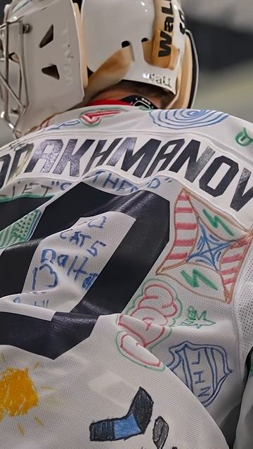Special Dev Camp goalie jersey from Joe DiMaggio Children’s Hospital