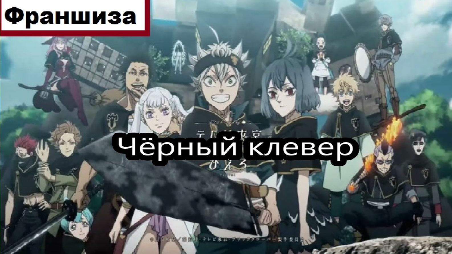 Франшиза Чёрный клевер (Black Clover)