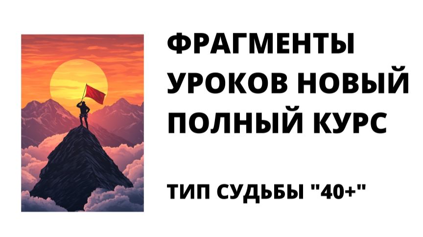 ПОСЛЕ 40 ВСЁ ТОЛЬКО НАЧИНАЕТСЯ!