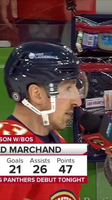 Brad talks prior to his Panthers debut!