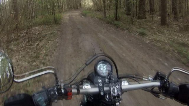 Motoland legend 300. Съезд на бездорожье. Тест камеры на плече. Комментирует не профессионал