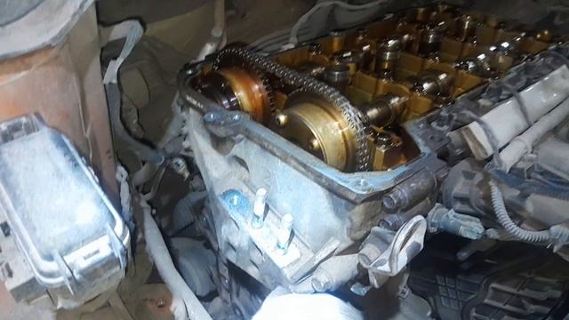 замена цепи грм крета