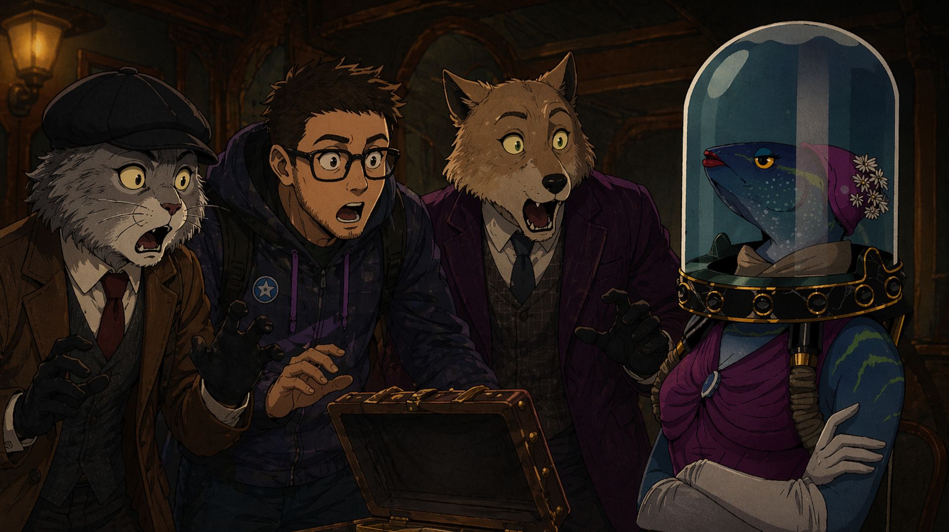 Селёдка в здании  Moses  Plato - Last Train To Clawville 10