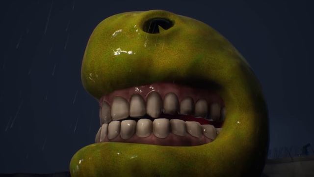 Зубастый Желтый шарик Страшикла