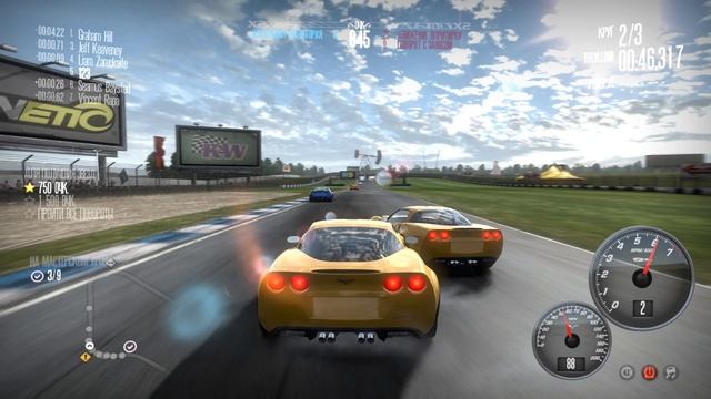 Need For Speed  Shift. 3 уровень. 110. Manufacturer Competition. 4. Гонка на Corvette Z06 на Doningt