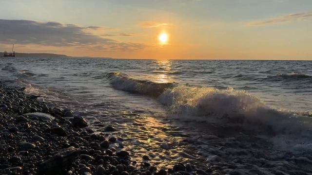 Закат на море