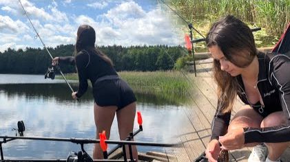 ОДИНОЧНАЯ РЫБАЛКА!!! Девушка профессионально ловит рыбу сама девушкарыбалкааутдорс