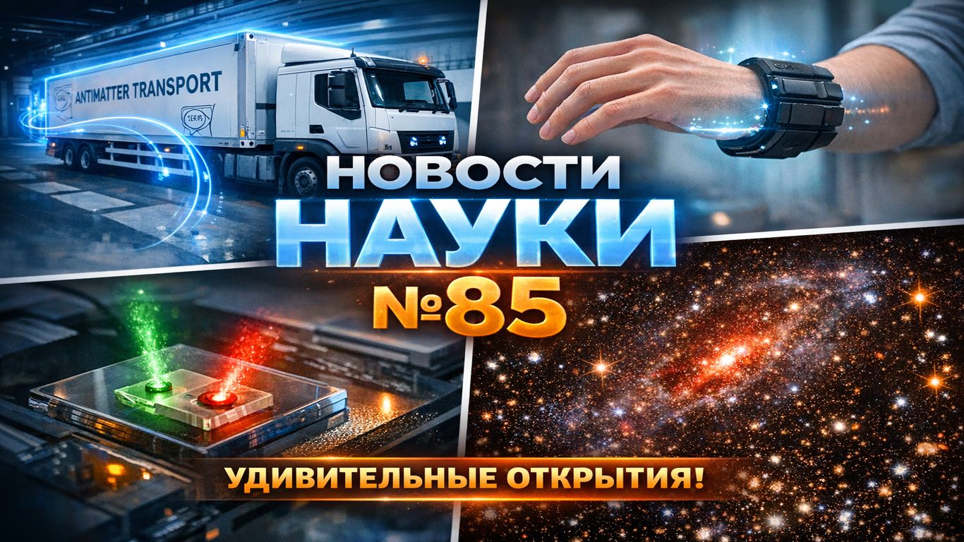 Антивещество уже перевозят и нашли галактику из начала Вселенной Новости науки 85