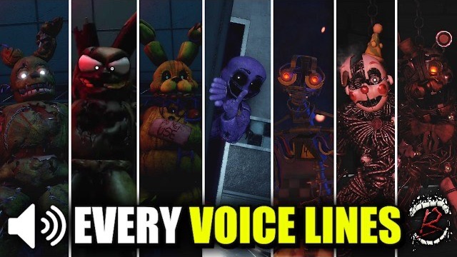 Все реплики убийц и скинов в Bite By Night обновление Pit Rabbit