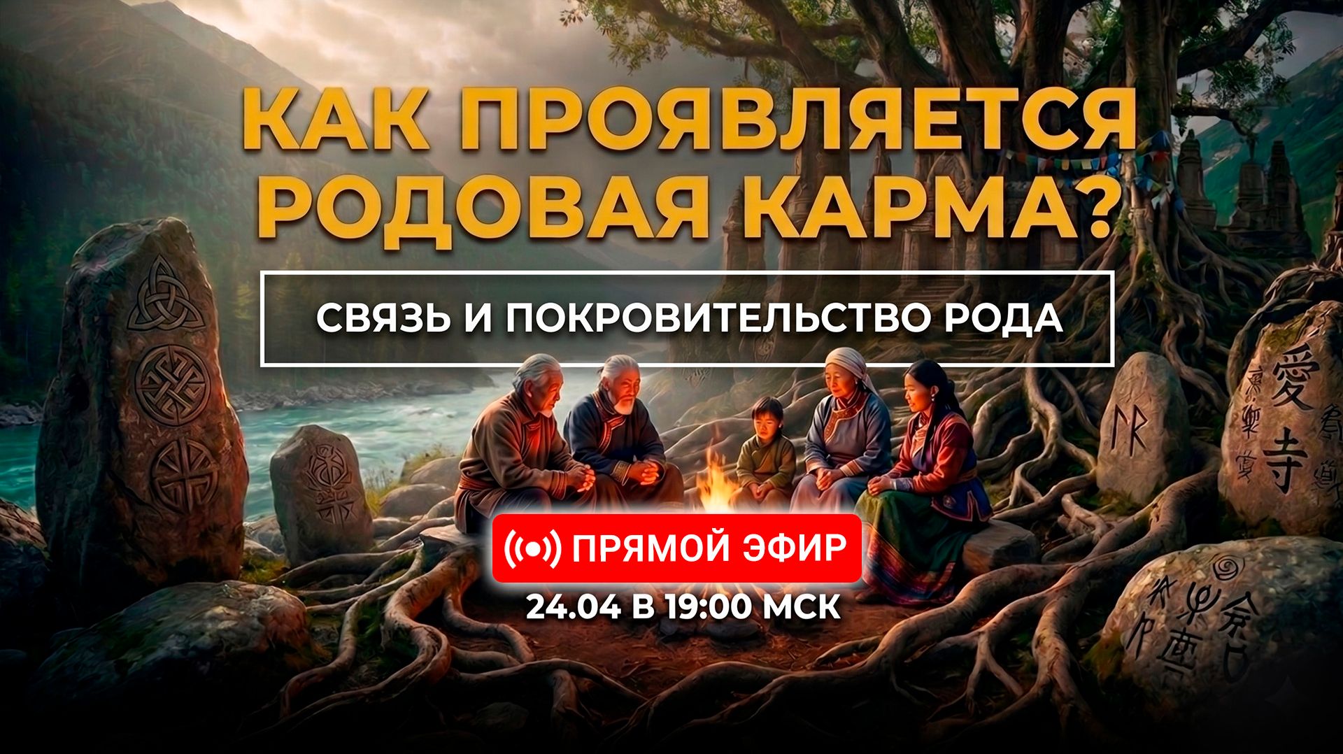 Как проявляется родовая карма?  24.04.2026 в 19:00 МСК