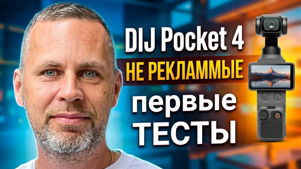 DJI Pocket 4: первые тесты и обзор реального владельца