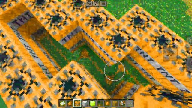 Тестирую много динамитов в Майнкрафте