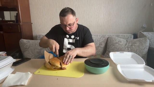 Обзор доставки Сербский бургер