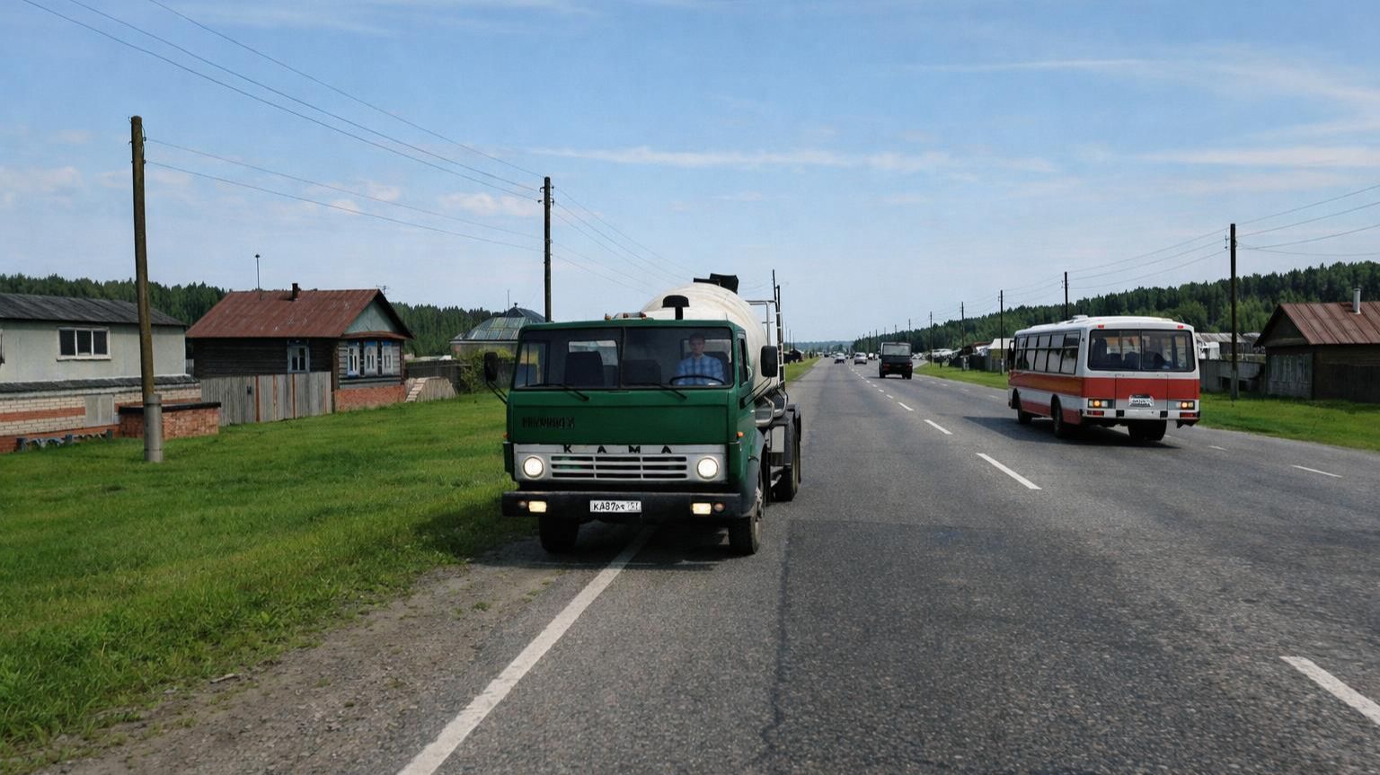 КАМАЗ-5320 бетономешалка и мусоровоз - Motor Depot