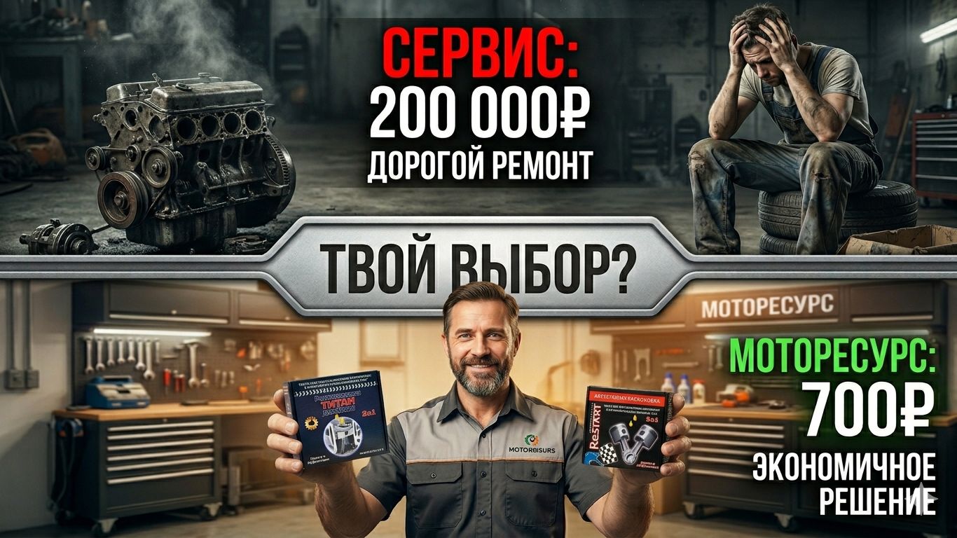 Залегшие кольца? Как раскоксовка в два этапа спасает мотор от капиталки