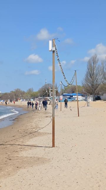 Прогулка по центральному  пляжу  Анапы