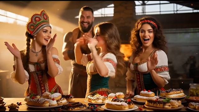 Весёлая песня про татарский десерт.