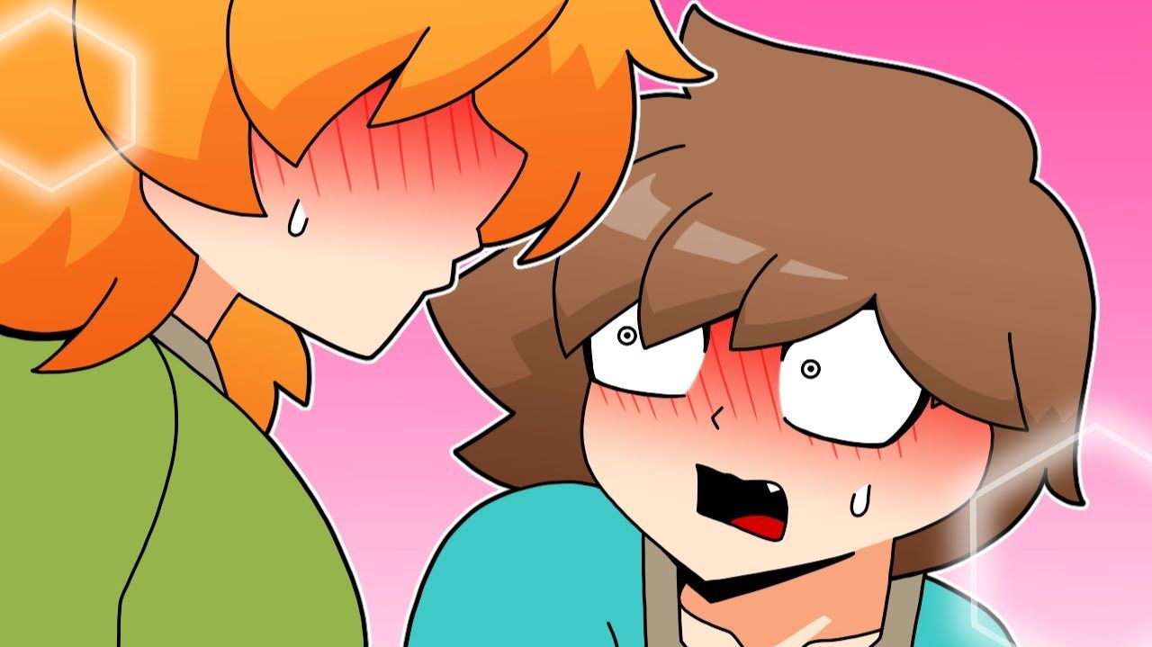 Поцелуй Алекса - Майнкрафт аниме