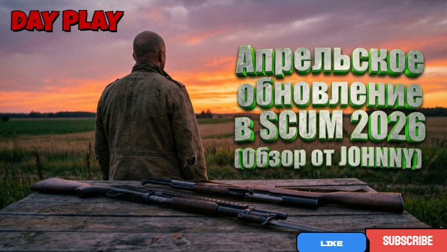 Апрельское обновление в SCUM Обзор от JOHNNY