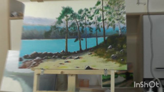 Обзор нарисованных картин в эту зиму.