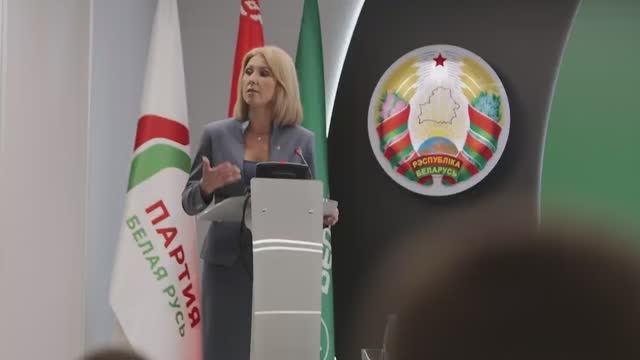Председатель Белорусской партии Белая Русь Ольга Чемоданова посетила ЦА Белоруснефти.