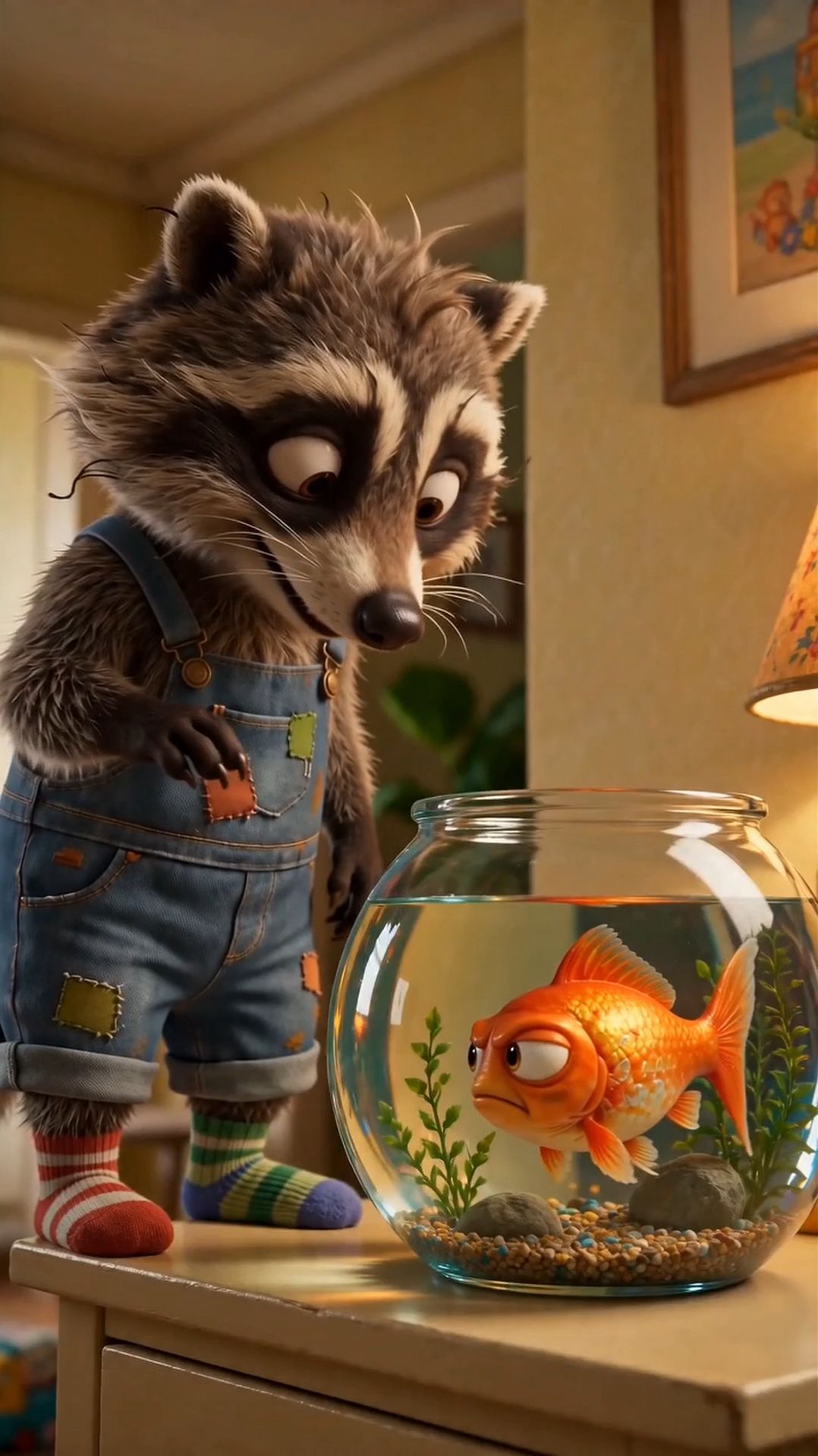 Енот и рыбка