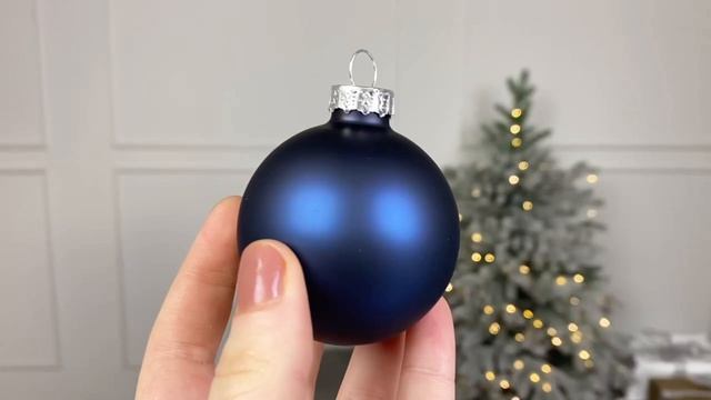 Набор стеклянных шаров Коллекция СУАРЕ ДЕ ВЕЛЮР глянцевые и матовые 60 мм 20 шт. 142274