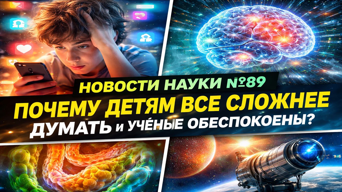 Почему детям всё сложнее думать   учёные обеспокоены : Новости науки 89