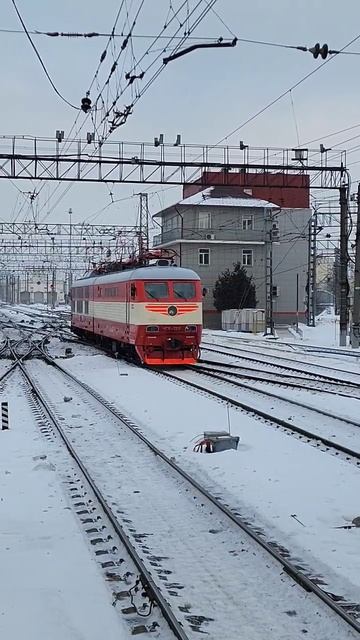 ЧС6-029 СЖД манёвры  Москва-пассажирская