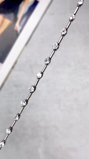 Браслет теннисный с бриллиантами арт: К0804202609